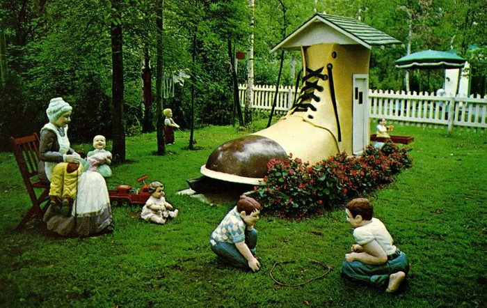 Deer Acres Storybook Amusement Park - Vintage Postcard (newer photo)